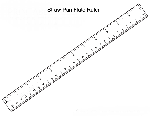 Pan flute ruler first page