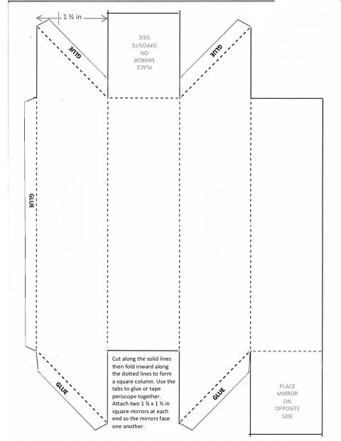 Periscope template first page